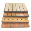 3D Wood Wall Panel Groove Wooden Acoustic Panels For Auditorium Wall Decoration