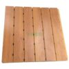 3D Wood Wall Panel Groove Wooden Acoustic Panels For Auditorium Wall Decoration