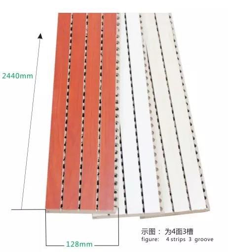 14-2-wooden-grooved-acoustic-panel-waterproof57141539215.jpg 14-2 Wooden Grooved Acoustic Panel Waterproof Soundproof Material With Fr Mdf